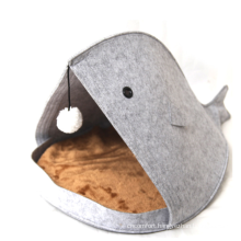 warm plush shark beak pet house durable pet